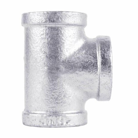 TINKERTOOLS 3 in. FIP x 3 in. FIP Galvanized Malleable Iron Tee TI2191314